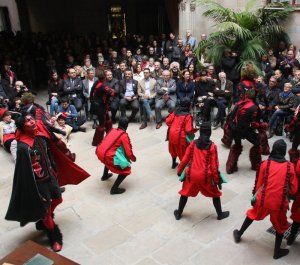 Els Pastorets de Súria al Palau de la Generalitat FOTO: ACN